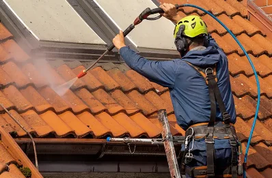 Démoussage et hydrofuge de toiture à Gidy