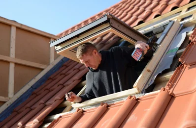 Pose de fenêtres de toit Velux à Gidy